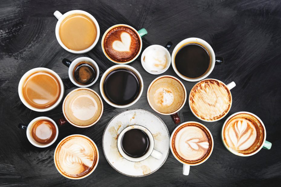 Different types of latte