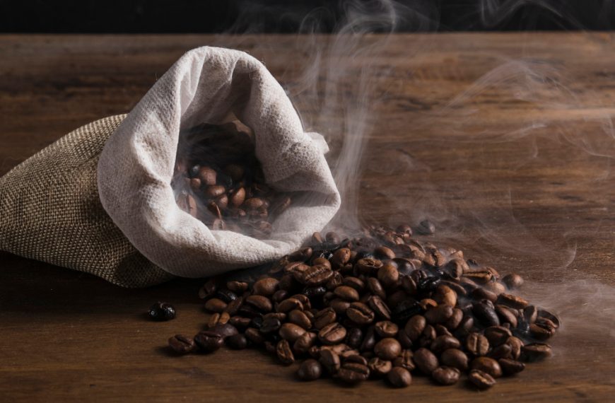 What does roasting do to coffee?