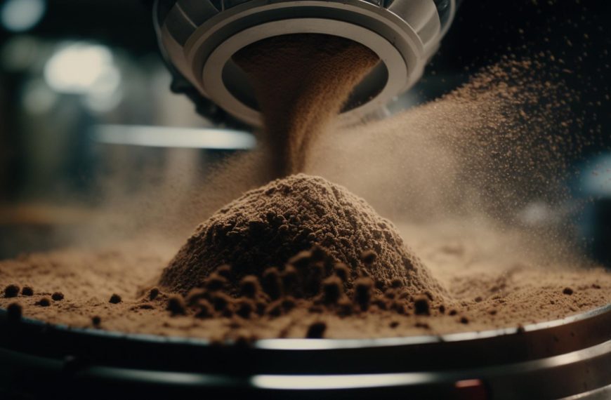 grinding coffee twice