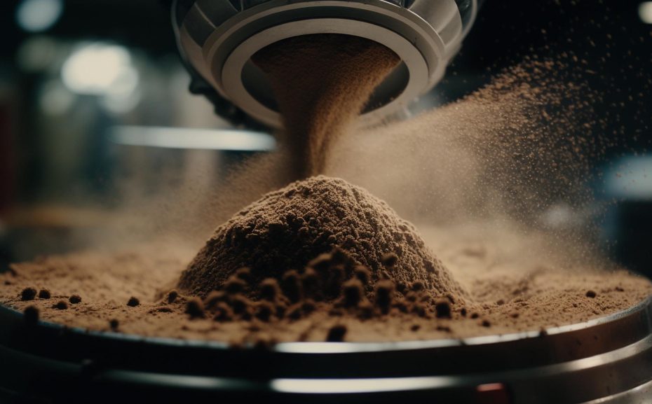 grinding coffee twice