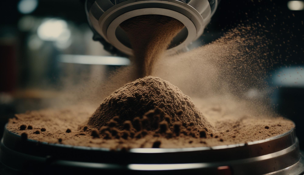 grinding coffee twice